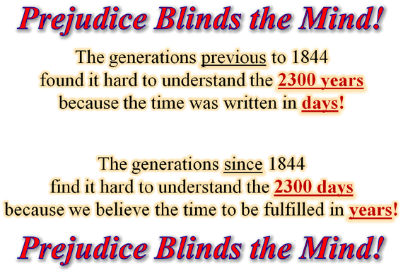 Prejudice Blinds the Mind!
