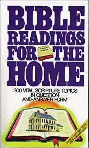 Book cover --Bible Reading for the Home
